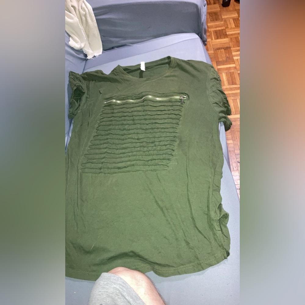 Olive Green Short Sleeve Tee